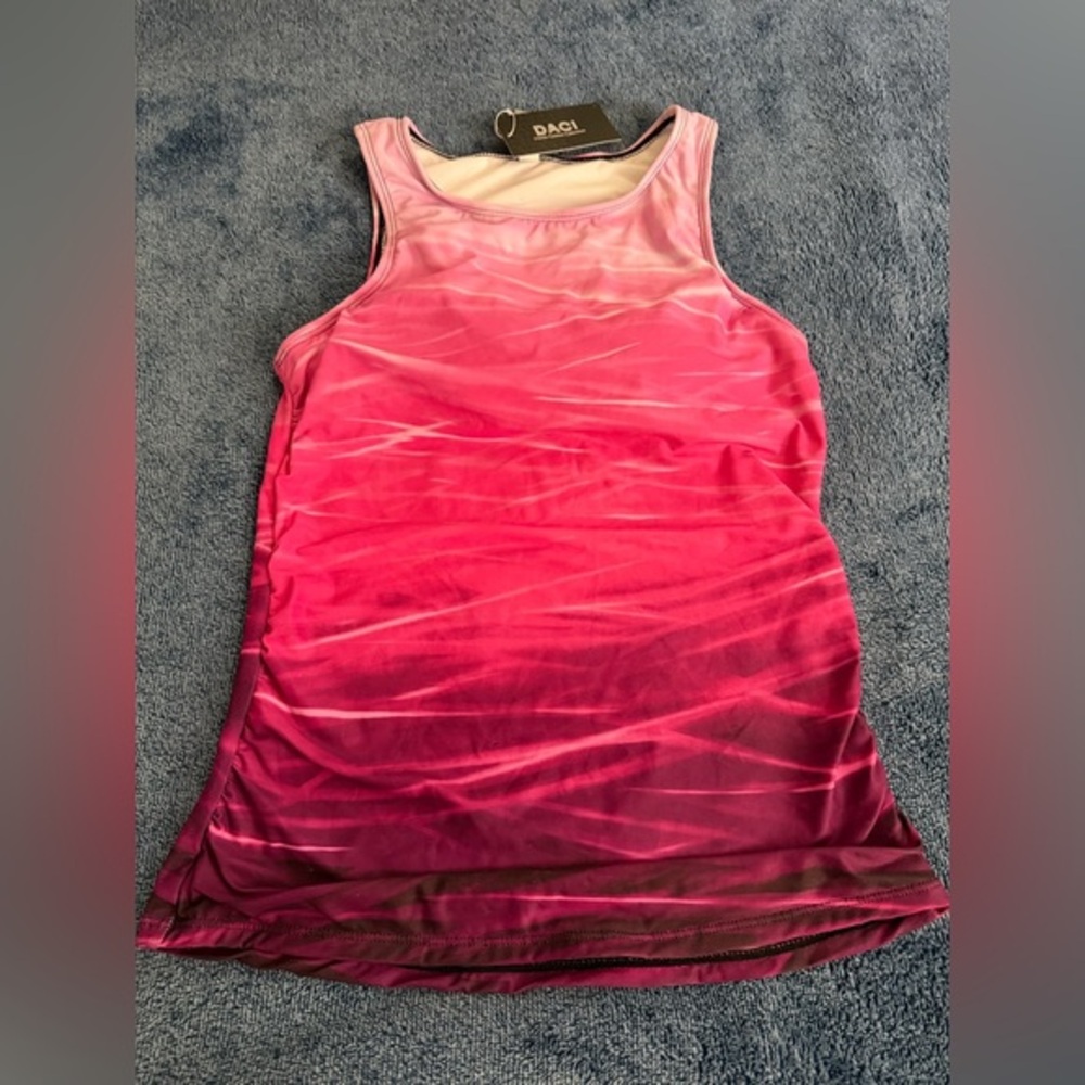 Pink Ombre Women's Swim Tank